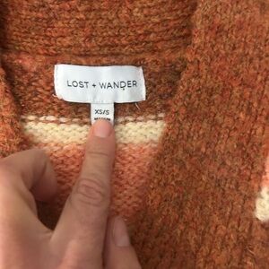 Lost + Wander Women's Rust Sweater